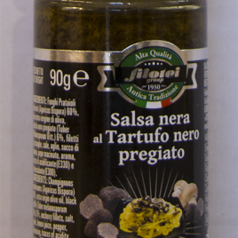 Salsa nera al tartufo nero pregiato